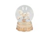 GLOWY COZY GOLD BIG SNOWGLOBE 12X12X18CM