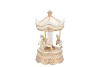 GLOWY COZY GOLD CAROUSEL MUSIC BOX 13X13X23CM