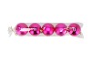 DECO UNBREAKABLE FUCHSIA BALL SET 5 80MM