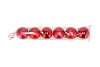 DECO UNBREAKABLE RED BALL SET 6 70MM
