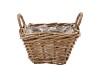 RATTAN KUBOO POT SQUARE 25X15CM