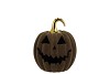 AUTUMN FLOCK SCOTTISH GREEN PUMPKIN FACE LED 13X13X14CM
