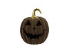 AUTUMN FLOCK SCOTTISH GREEN PUMPKIN FACE LED 15X15X17CM