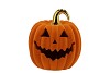AUTUMN FLOCK SCOTTISH SPICE PUMPKIN FACE LED 17X17X21CM