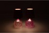 LUCE JOLLY PINK GLASS GLOBE LED ASS 11X11X20CM