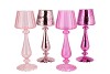 LUCE JOLLY PINK T-LIGHT HOLDER ASS 11X11X28CM