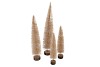SPARKLE TWIST COZY GOLD SNOW TREE 45X10CM