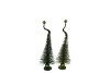 SPARKLE GLITTER MAJESTIC GREEN MIX TREE ASS 24X6CM NM