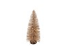 SPARKLE TREE SNOW COZY GOLD 23X12CM