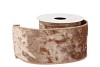 RIBBON VELVET SATIN TAUPE 3MX70MM