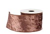 RIBBON VELVET SATIN BROWN 3MX70MM