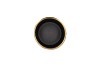 IRON STONE GOLD GLAZED POT 12X11CM