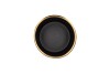 IRON STONE GOLD GLAZED POT 13X13CM