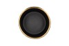 IRON STONE GOLD GLAZED POT 16X15CM