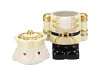 JOLIE COZY GOLD KING JAR 18X13X28CM