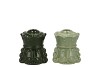 JOLIE MAJESTIC GREEN KING CANDLE H ASS 9X8X11CM