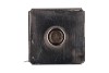 BRAGA SCOTTISH BLACK CANDLE HOLDER 8X8X22CM