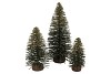 SPARKLE TREE SNOW MAJESTIC GREEN 23X12CM