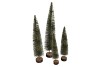 SPARKLE TWIST MAJESTIC GREEN SNOW TREE 45X10CM