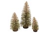 SPARKLE TREE SNOW NORDIC SAND 23X12CM