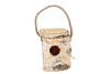 NATURE BIRCH BIRD HOUSE 14X16CM NM