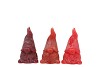 CANDLE FROSTY GNOME WILD RED MIX 6X10CM