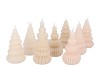 CANDLE FROSTY PAGODA TREE COZY SAND MIX ASS 7X14CM ASS