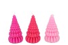 CANDLE FROSTY PAGODA TREE JOLLY PINK MIX ASS 7X14CM ASS NM