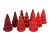 CANDLE FROSTY PAGODA TREE WILD RED MIX ASS 7X14CM ASS