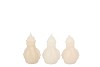 CANDLE FROSTY SNOWMAN COZY SAND MIX 7X10CM NM