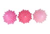 CANDLE FROSTY X-MAS TREE JOLLY PINK MIX 9X20CM ASS
