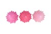 CANDLE FROSTY X-MAS TREE JOLLY PINK MIX 8X16CM ASS