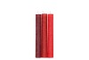CANDLE FROSTY TAPER WILD RED MIX 2X15CM