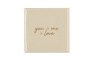 TILE YOU + ME = LOVE NATURAL 10X10X1CM