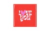 TILE LOVE YOU ORANGE 10X10X1CM