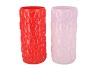 KIKKI RED PINK VASE HEART 15X30CM