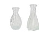 FENNA CLEAR MIX VASE FLOWER ASS 6X12CM