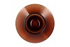 FILOU BROWN VASE SPHERE 28X32CM