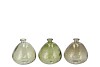 GRACE GREEN MIX VASE ASS 18X18CM