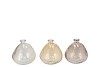 GRACE LIGHT BROWN MIX VASE ASS 18X18CM