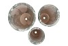 MONTY GREEN POT S/3 31X31/26X27/21X23CM