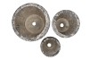 MONTY GREY POT FLOWER S/3 42X35/32/32/23X29CM
