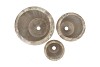 MONTY SAND POT FLOWER S/3 42X35/32/32/23X29CM