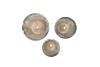 MONTY GREEN POT ROUGH S/3 25X21/21X18/16X15CM