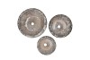 MONTY GREY BOWL S/3 43X18/33X17/27X15CM