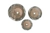 MONTY GREEN BOWL S/3 43X18/33X17/27X15CM