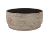 ROMY BROWN BOWL ROUND 35X15CM