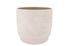 ROMY ECRU POT 24X22CM