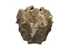 DION BROWN VASE 21X21X20CM