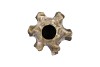 DION BROWN VASE 17X17X16CM
